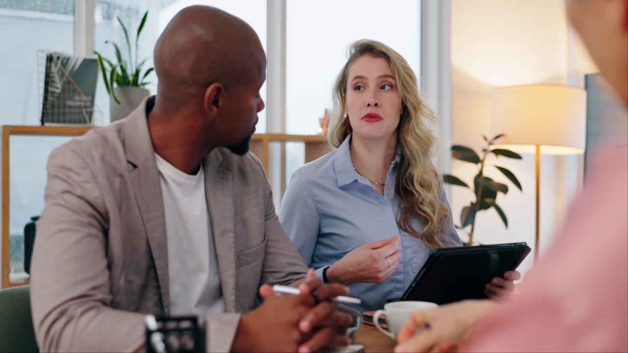 Business team meeting in an office