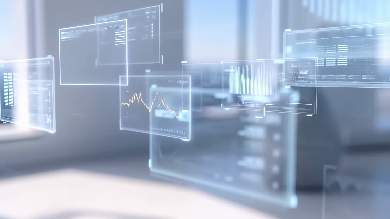 Holographic Data Visualization and Business Analytics