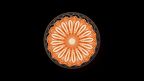 Kreis-Dekoration-Ornament-Dekorativ-Elegante-Mandala-Kopie-Raum-Schleife-Animation-Video-Transparenter-Hintergrund-Mit-Alphakanal.