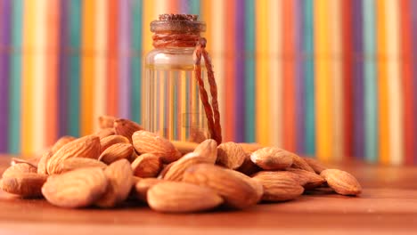 almond oil and almonds