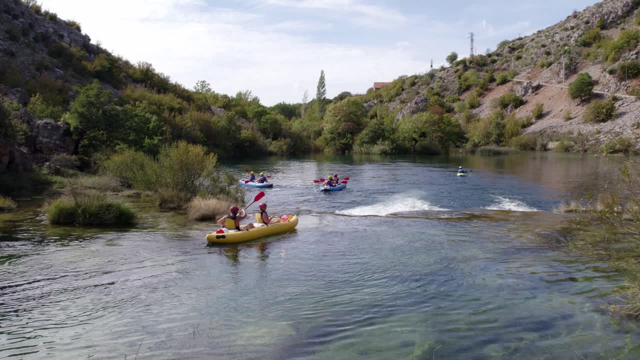 Avventura in kayak sul fiume Zrmanja