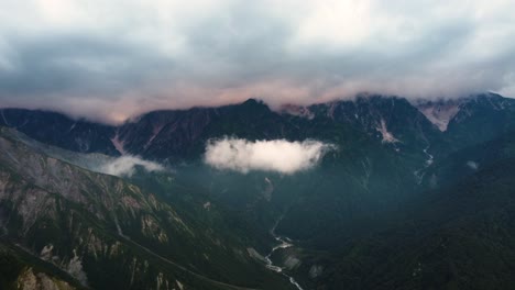 Die-Luftaufnahme-Von-Hakuba