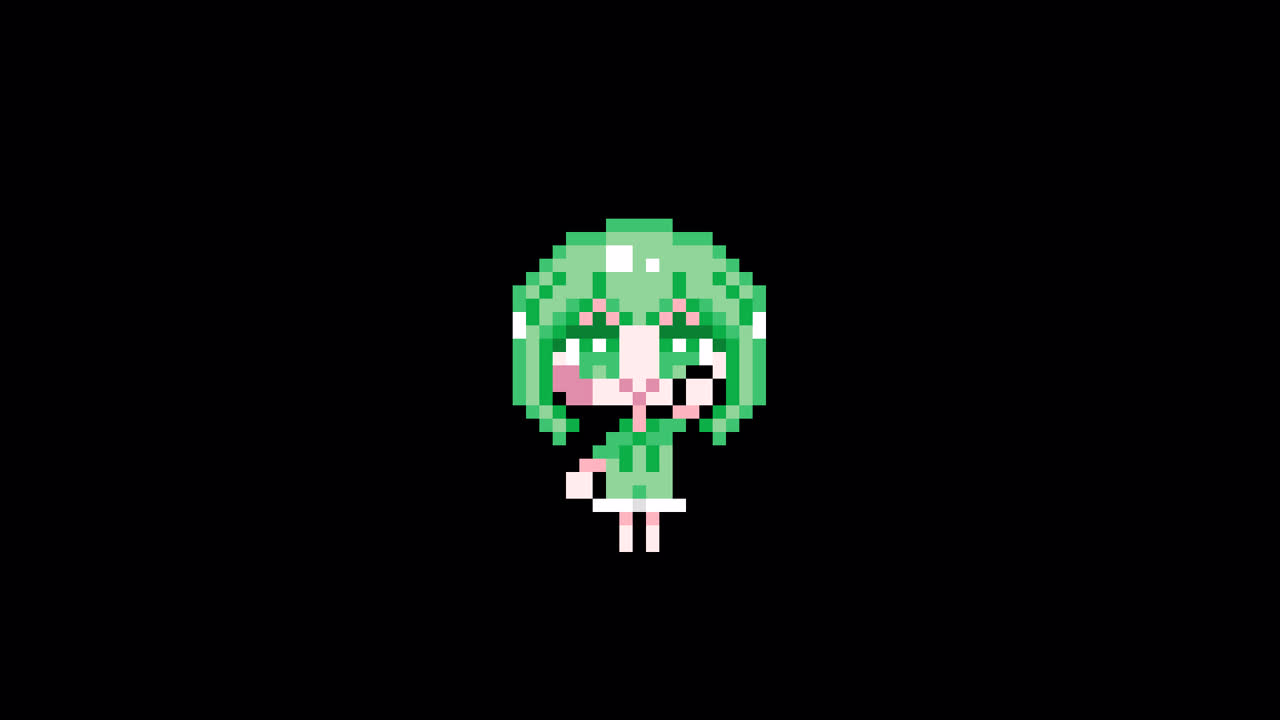 Pixel girl 01 Raising hand Looping animation. 1080p (5).mov