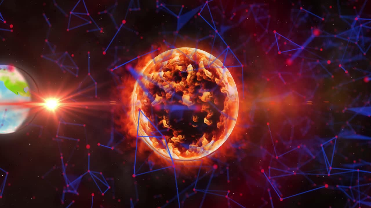 불타는 지구에 대한 연결 네트워크