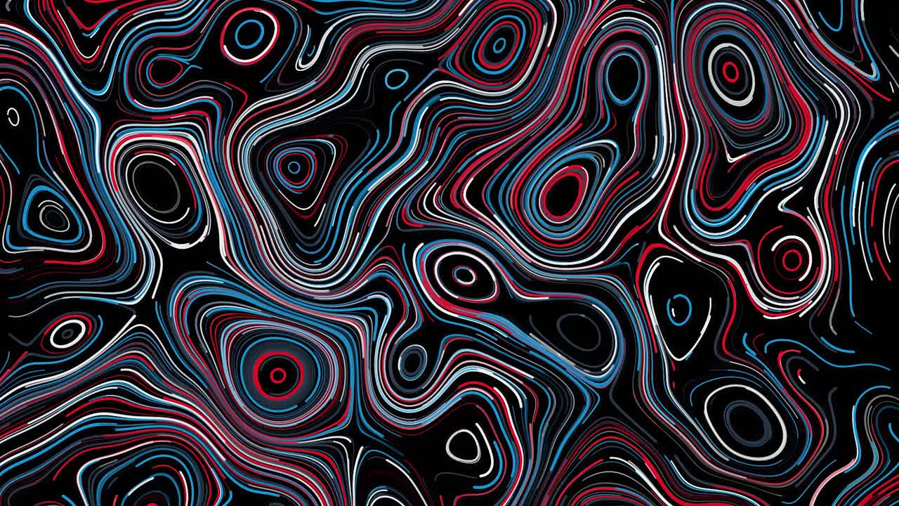 Abstract Swirling Lines Pattern