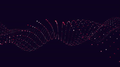 visualizing sound frequency and amplitude in a vibrant wave