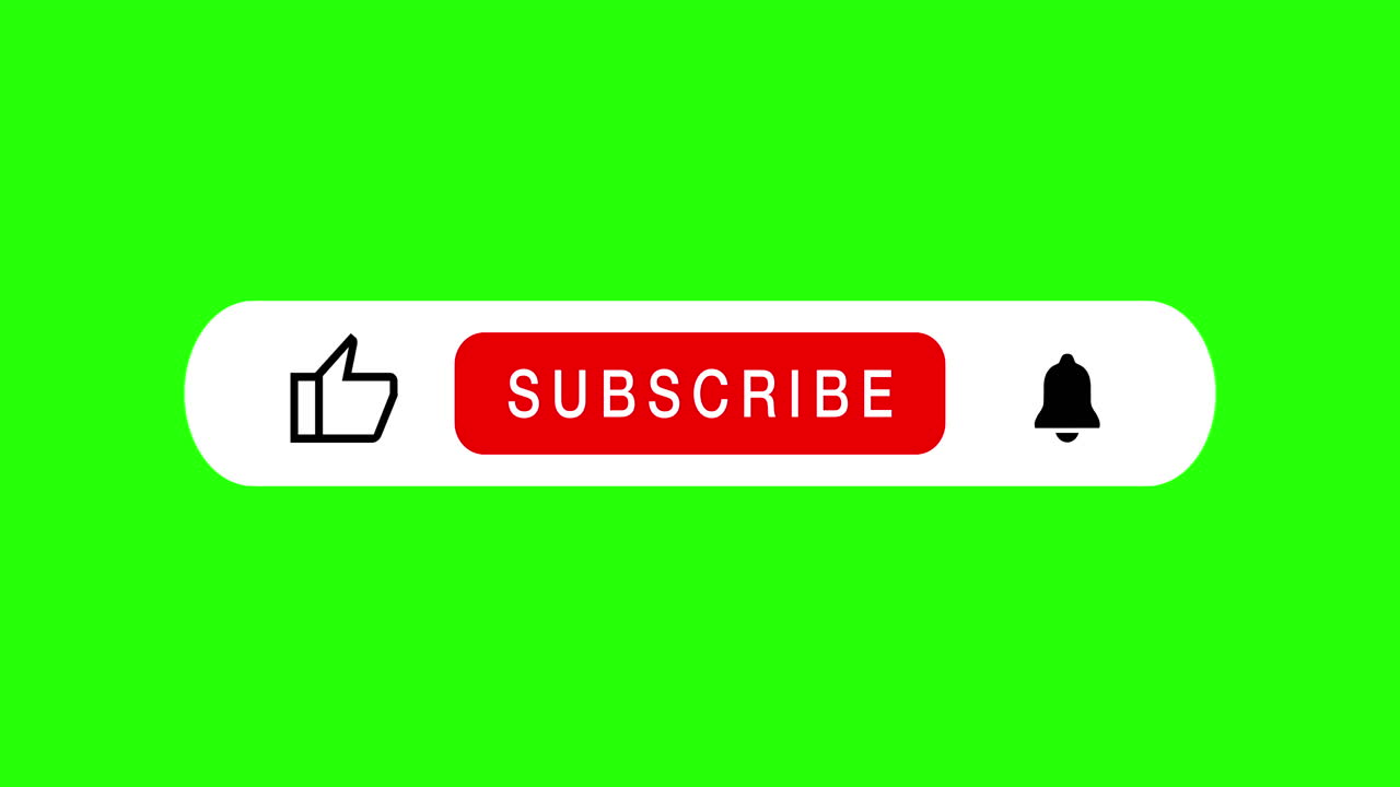 YouTube Subscribe and Notification Bell Animation