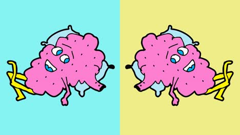 kids drawing pop art seamless background with theme of brain breaks
