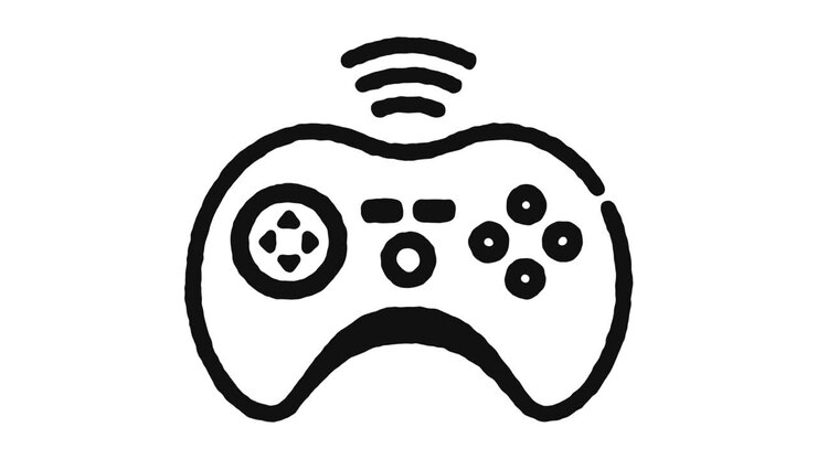 Electronic Sports Icon Animation Footage & Alpha Channel