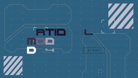 día nacional del estado de ánimo en el tablero azul de la nave espacial