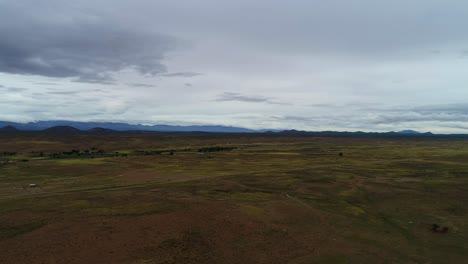 vista desertica y aerea de la frontera argentina y bolivia, provincia de jujuy, al fondo villazon bolivia