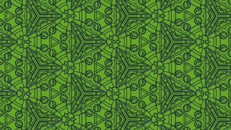 Azulejos-Verdes-Con-Formas-Triangulares-Que-Se-Desplazan-Hacia-Abajo---Fondo-De-Pantalla-En-Vivo