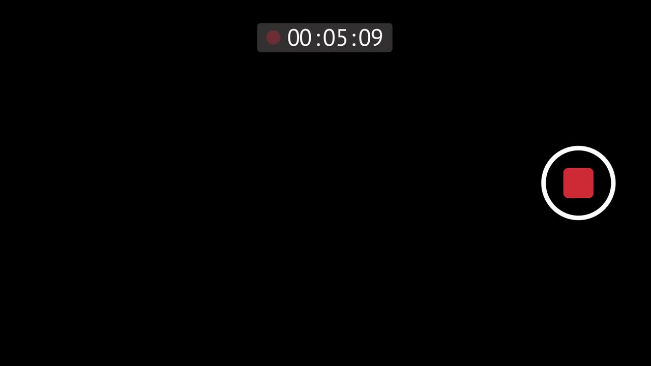 Phone Camera Rec Mode. 4k video