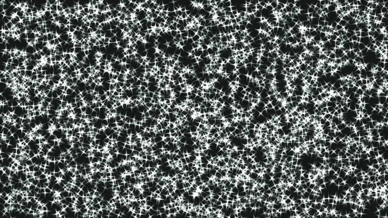 animación de partículas de estrellas brillantes gráficos de movimiento
