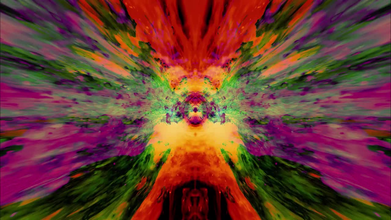 túnel de fluido 4k bucle animado