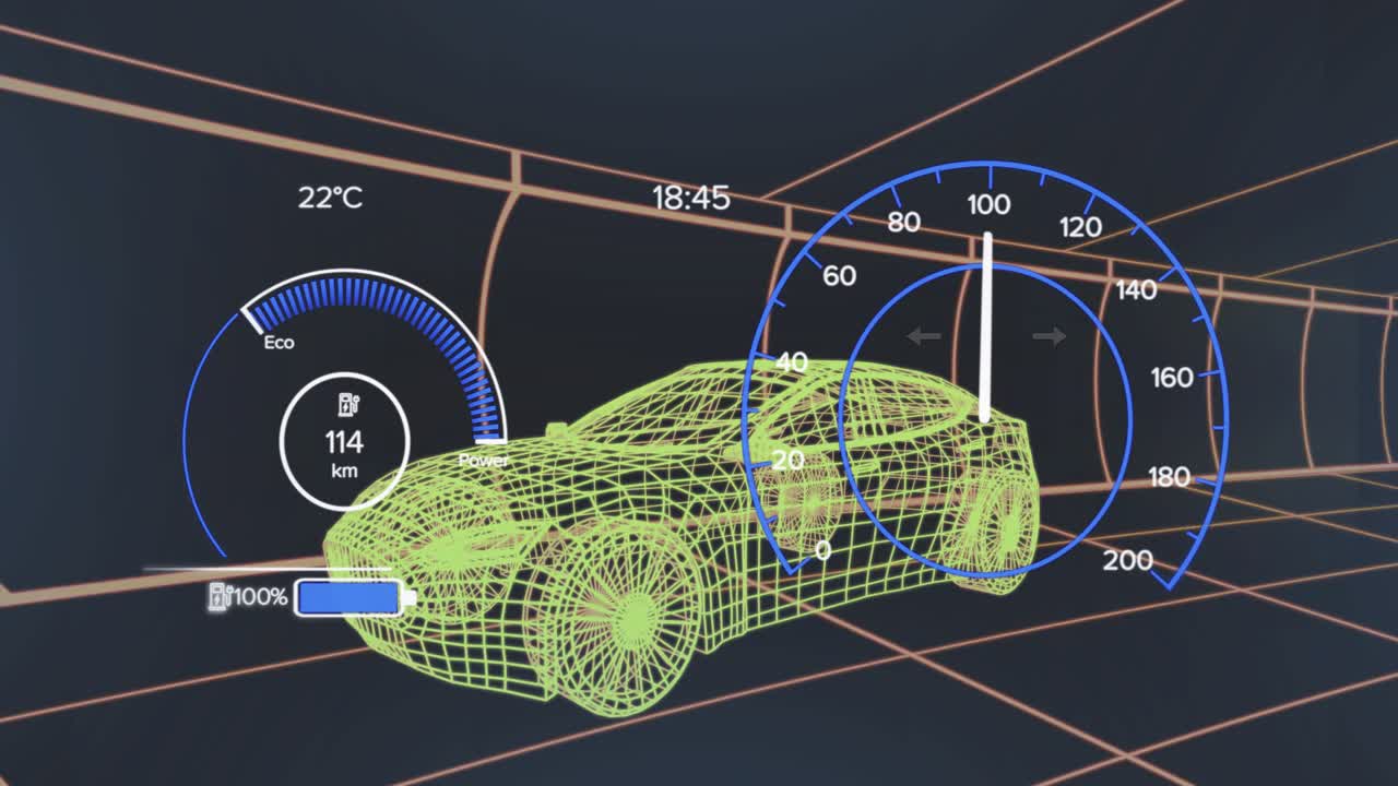 Charging battery 9% to 100%, ECO gauge filling then draining and speedometer fluctuating in tunnel