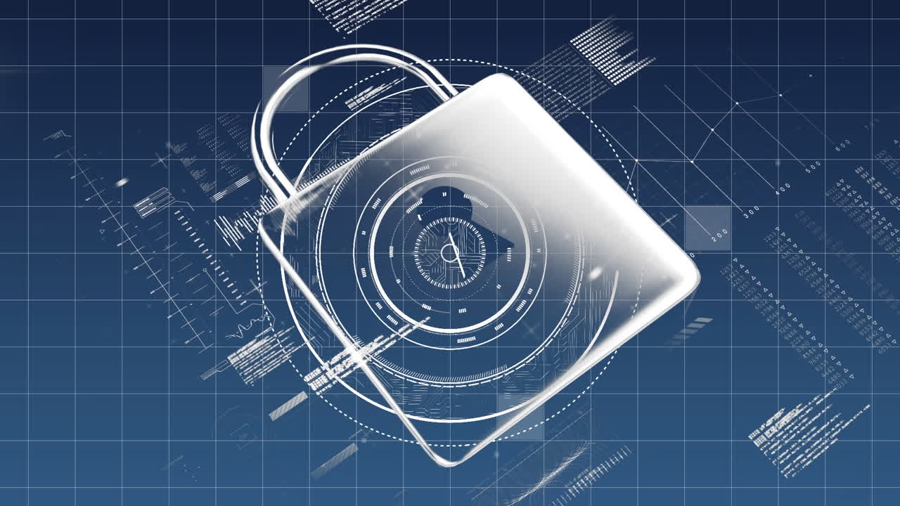 bloqueo de almohadilla digital en gráficos y estadísticas