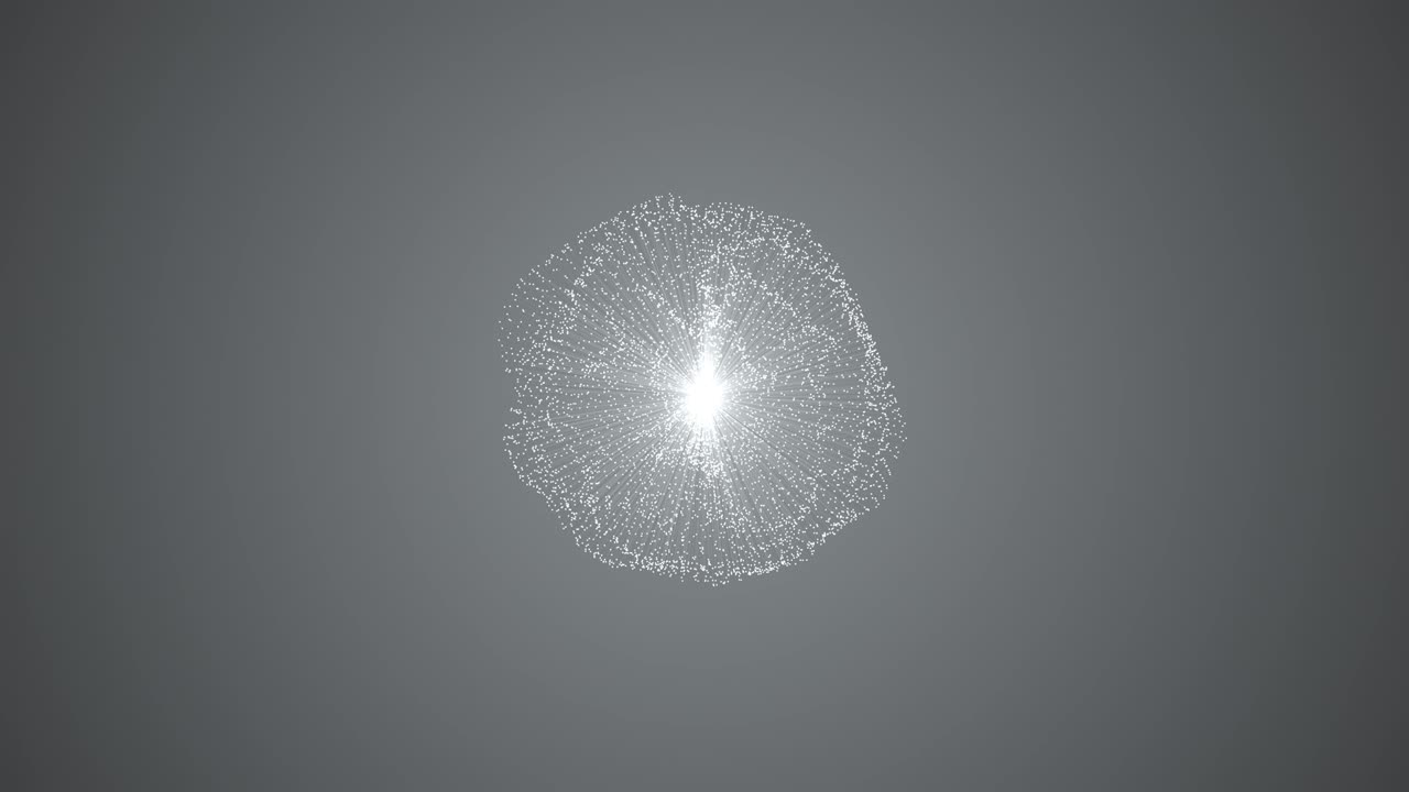 Abstract computer generated geometrical animation