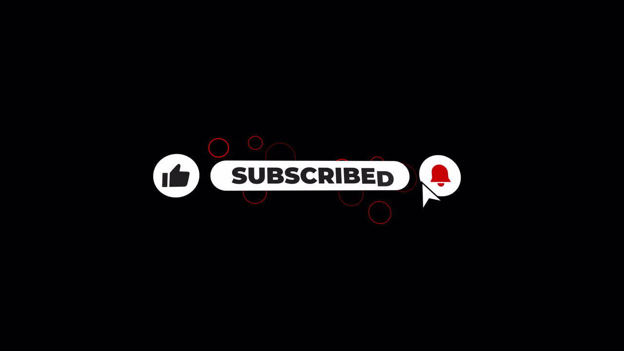 YouTube Subscribe Button and Notification Bell Animation