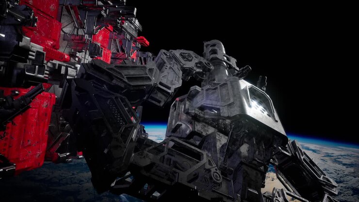 Highly Detailed Huge Spaceship