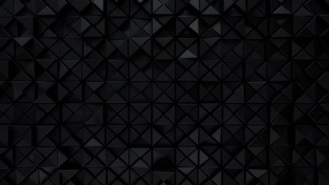 black dynamic tiles. polygonal pattern design.