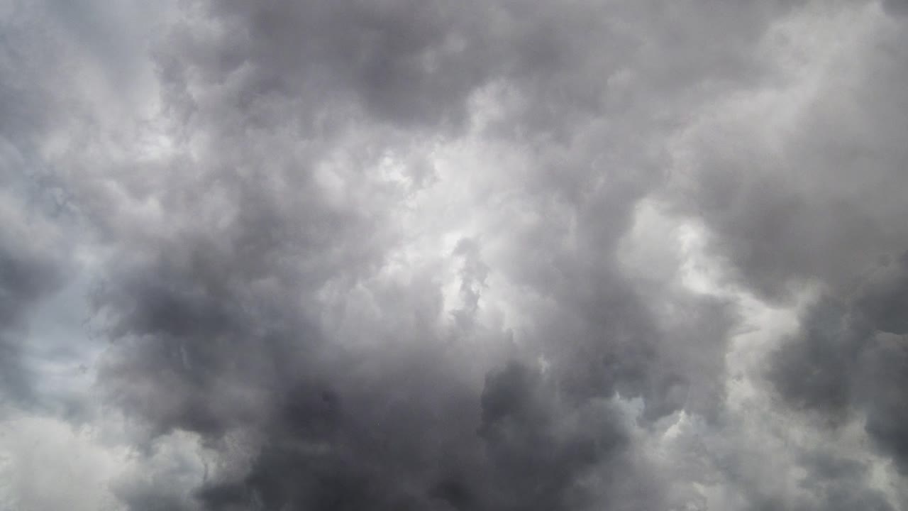 4k view Heavy Lightning Storm