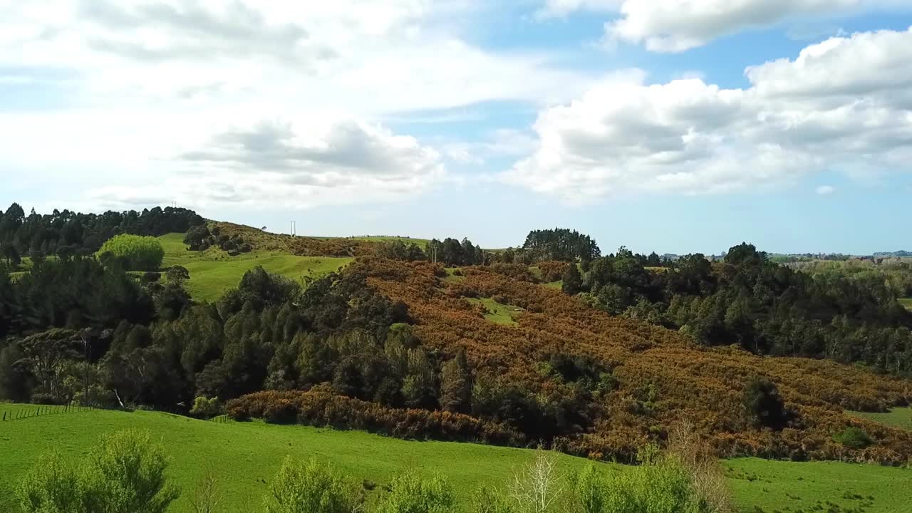 tomas de drones de tierras de cultivo, campo, área abierta