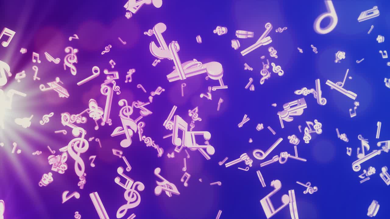 Abstract explosion music beat golden neon colors lights bokeh sound wave audio equalizer technology