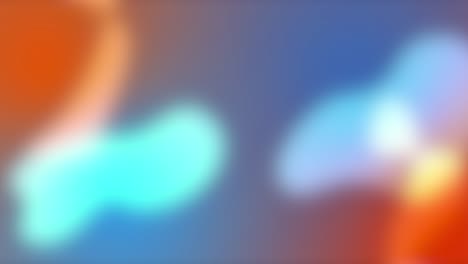 fondo borroso abstracto con manchas de luz, video en bucle. gradiente naranja, rojo y azul