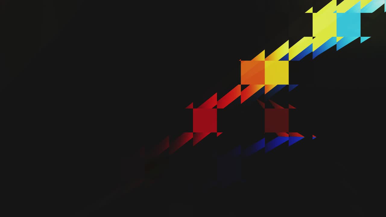 Moving kaleidoscope. 4K motion graphics