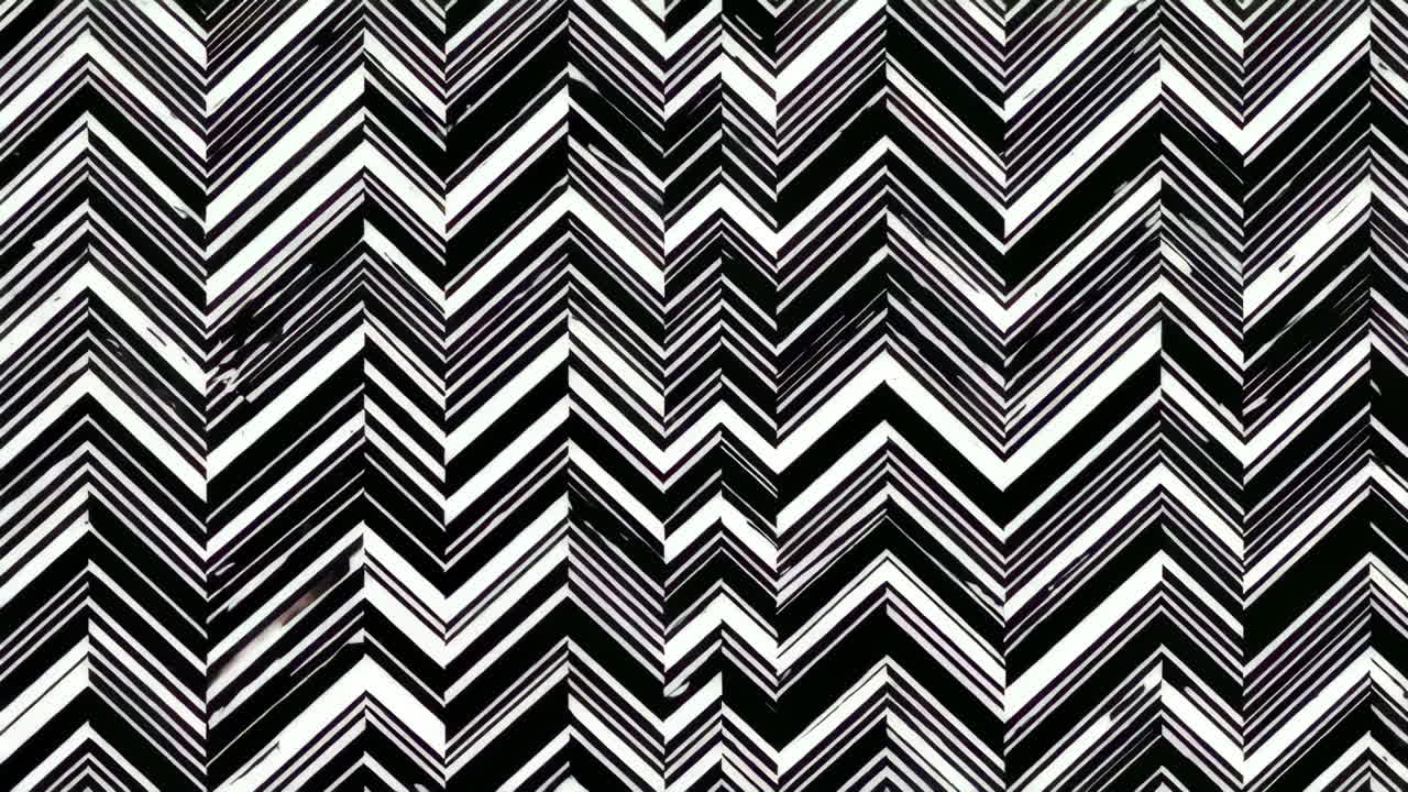 Black and White Zigzag Pattern