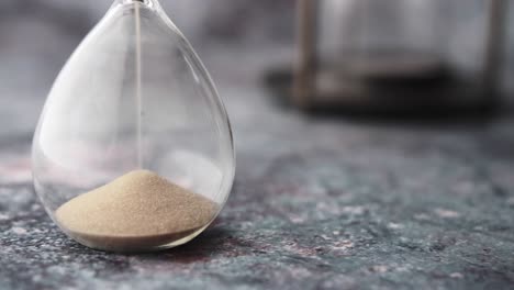 hourglass with sand