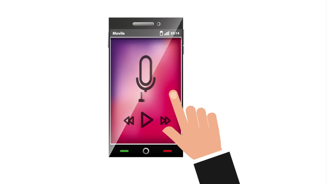 오디오 아이콘 디자인, 비디오 애니메이션