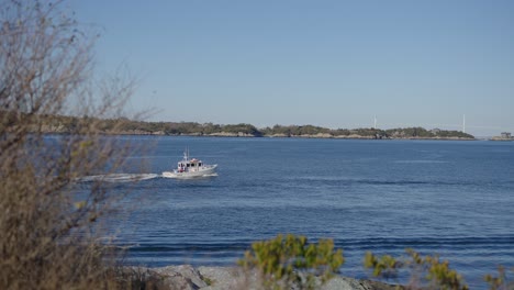 Fishing-boat-traveling-by-offshore-in-Newport-Rhode-Island