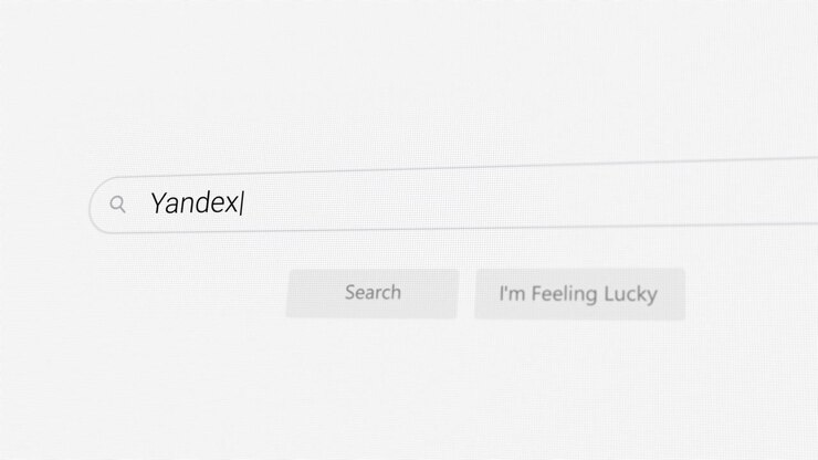 Ricerca di Yandex sul browser Internet