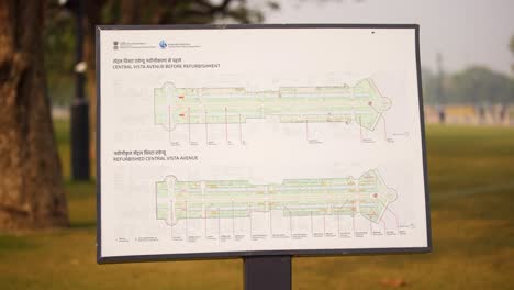 Blaupause-Für-Den-Central-Vista-Gebäudeplan