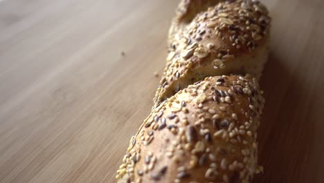 texture of bread with cereals