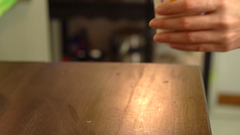 hand lif take ice cream fruits natura chocolate in slow motion berries peach gold