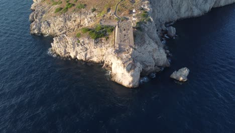 The-best-drone-video-of-Punta-Campanella,-Sorrento-Coast-in-Italy