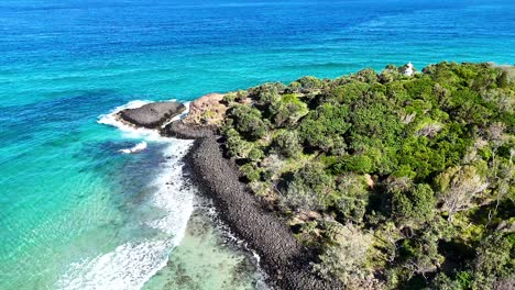 stunning coastal scenery with vibrant blue waters