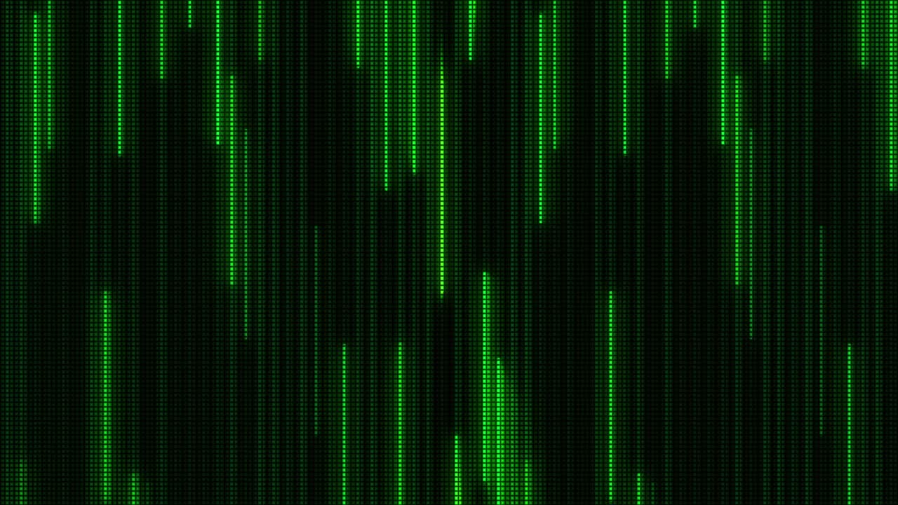 Moving neon lines, abstract animation