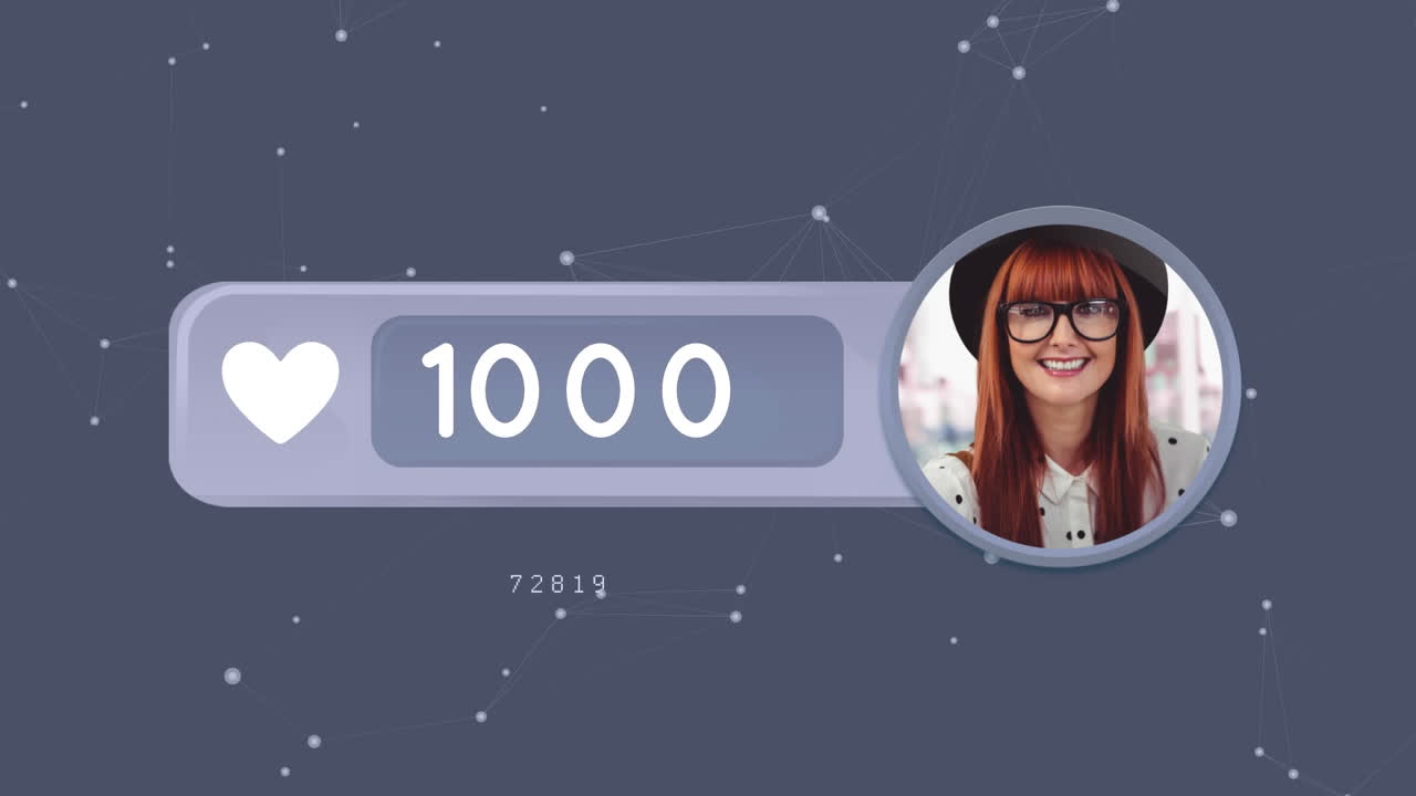 números contando con una foto de una mujer