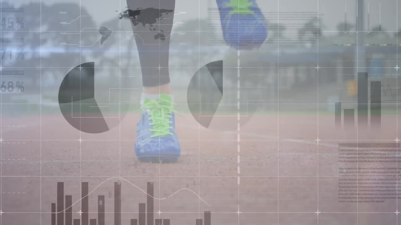 animación de la red de conexiones con el entrenamiento de los atletas