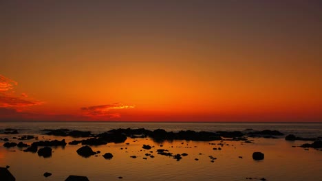 timelapse sunset with clouds