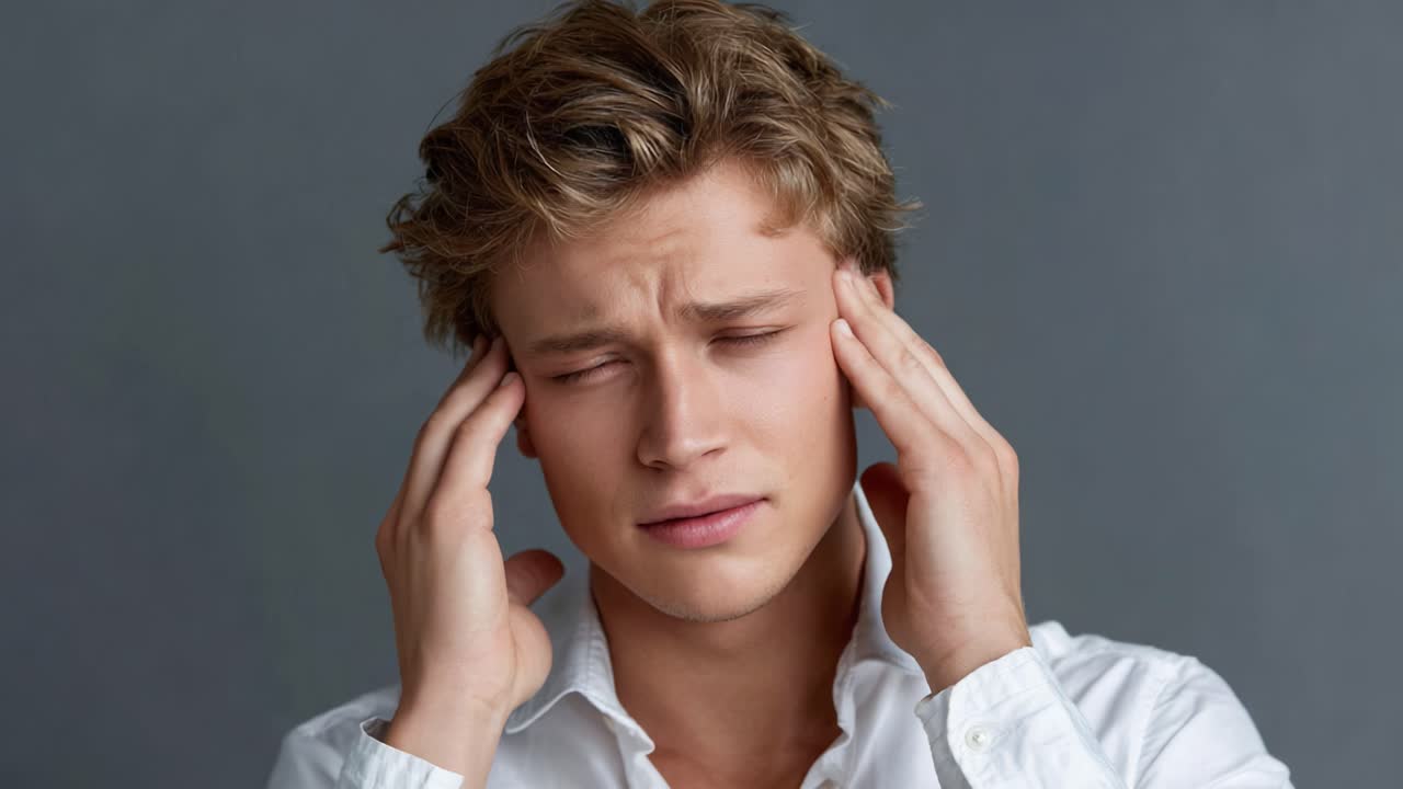 A Young Man's Emotional Journey: From Pain to Clarity Captured in Two Frames, Highlighting Expressions of Struggle, Reflection, and Resilience in a Subtle Setting