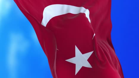 looping turkish flag.