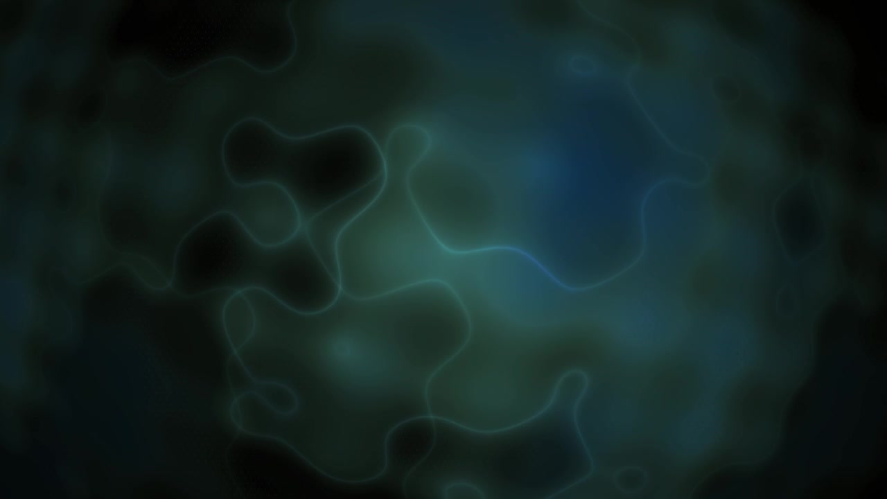 Sfondo Animato Astratto con Forme Fluide Blu e Verdi Luminose