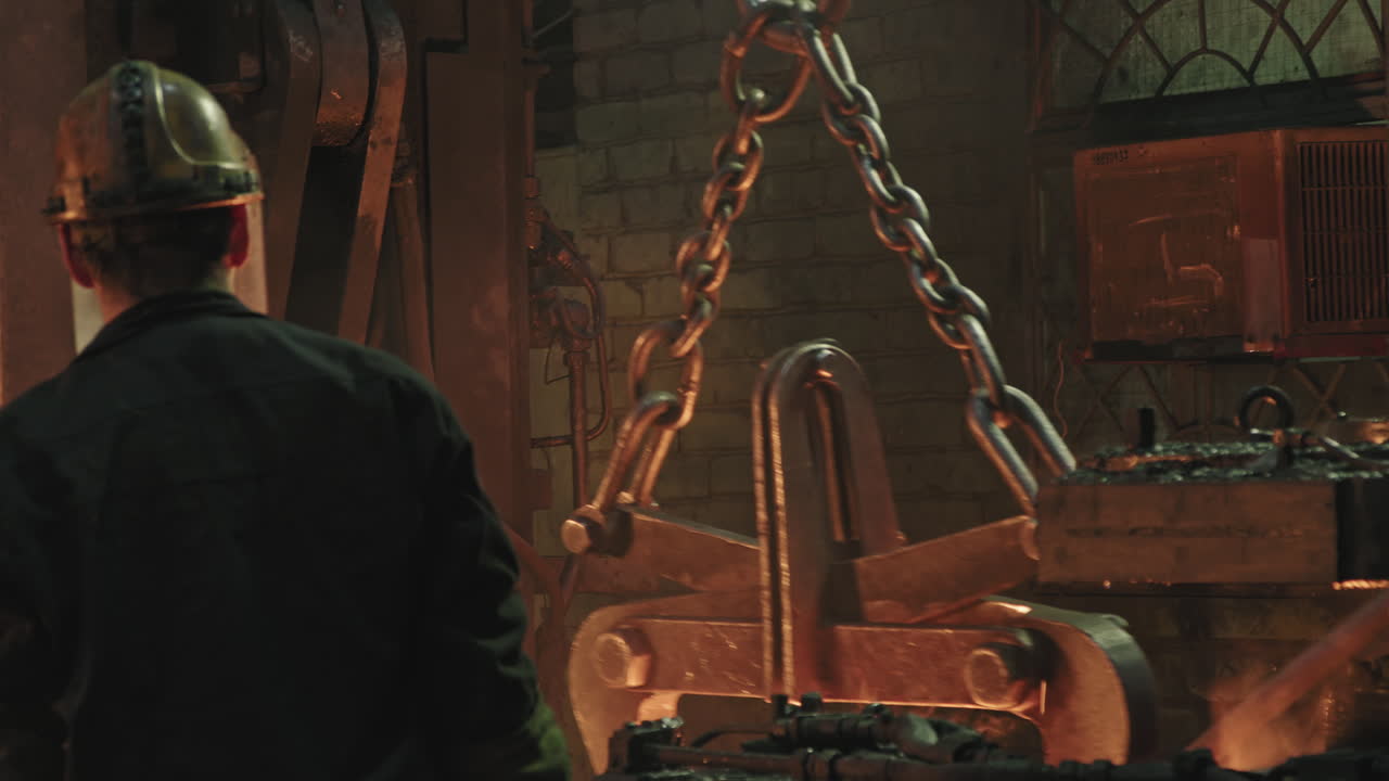 Blacksmiths Working With Heated Steel