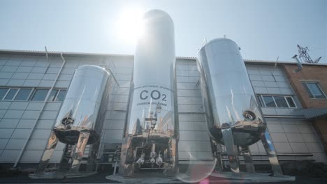 modern interior of a beverage plant