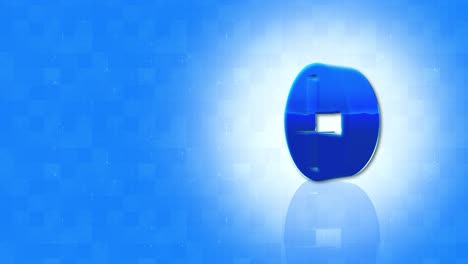 blue minus symbol